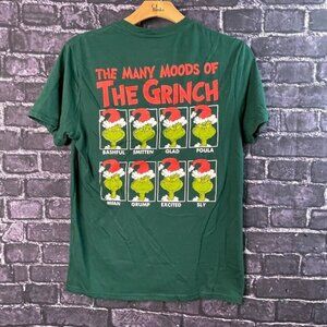 Grinch Mens XL "Many Moods of Grinch" Printed front and back